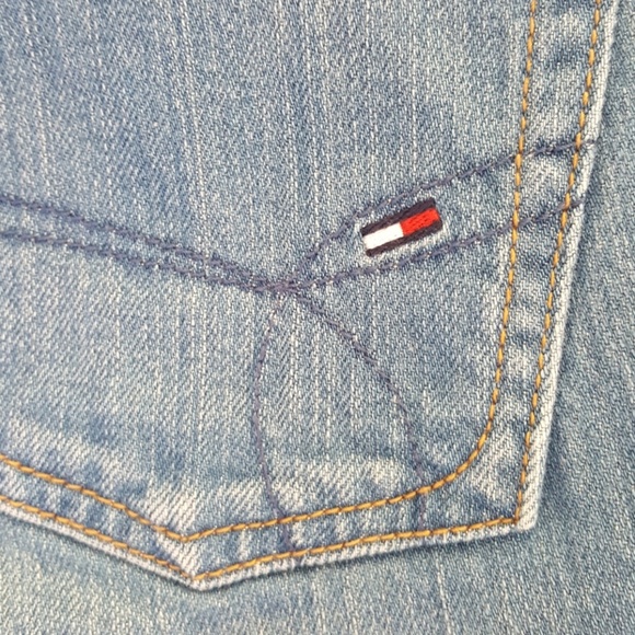 Vintage Y2K 2000s Streeywear Tommy Hilfiger Jeans Boyfriend Distressed Wash 2S - Picture 6 of 8
